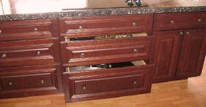 Bank of Drawer Cabinets from Everett